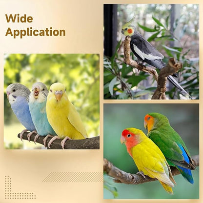 5 PCS Wood Bird Perches, Natural Grape Wood Branches - Image 5