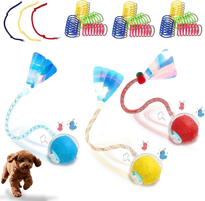 3-Pack Interactive Cat Toys Ball by Petayouj