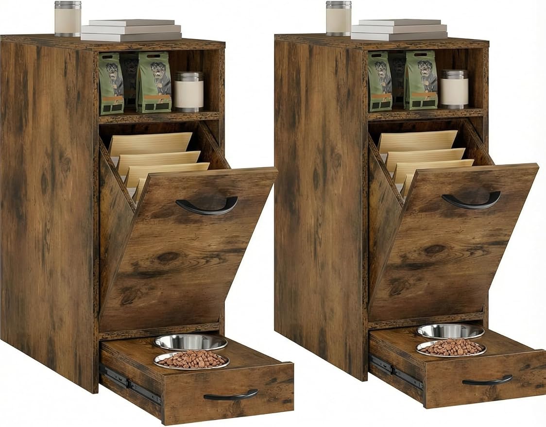 DWVO 30.6" Dog Feeding Station - Image 4