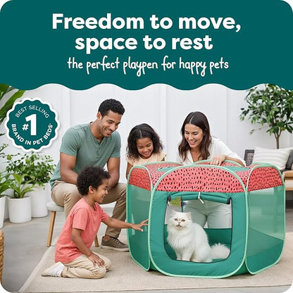 FurHaven Portable Pet Playpen for Dogs & Cats, Foldable Kitten Playpen - Image 2