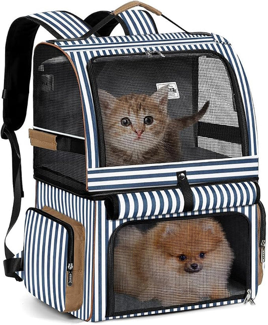 Lekebobor Double Cat Backpack Carrier by LEKEBOBOR