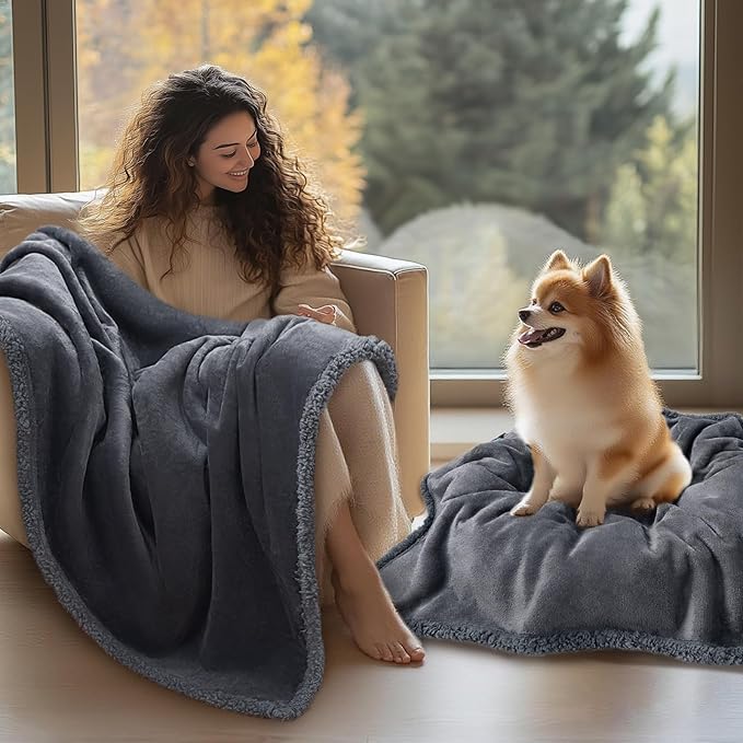 Waterproof Pet Blanket, Liquid Pee Proof Dog Blanket - Image 9