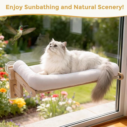 Pecute Foldable Cat Window Perch, Cloud-Soft Cat Bed - Image 7
