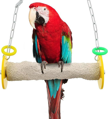Sweet Feet and Beak Roll Bird Swing by Sweet+Feet+%26+Beak