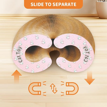 Collapsible Cats Cardboard Scratcher, Interactive Cat Toys - Image 5