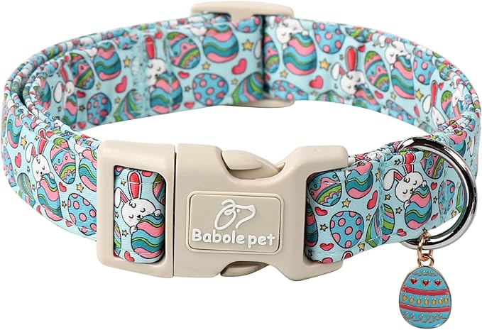 Easter Dog Collar for Medium Dogs by Babolepet