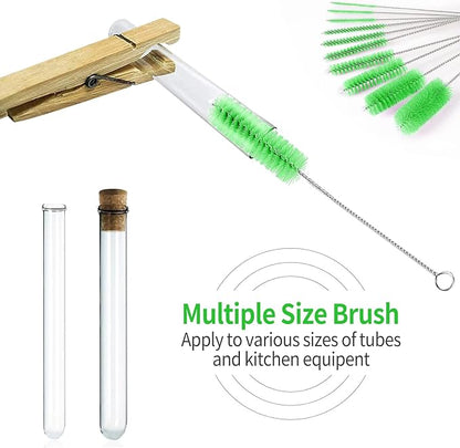 CiaraQ Bottle Cleaning Brushes, 8 Inch Nylon Tube Brush Set, Cleaner - Image 5