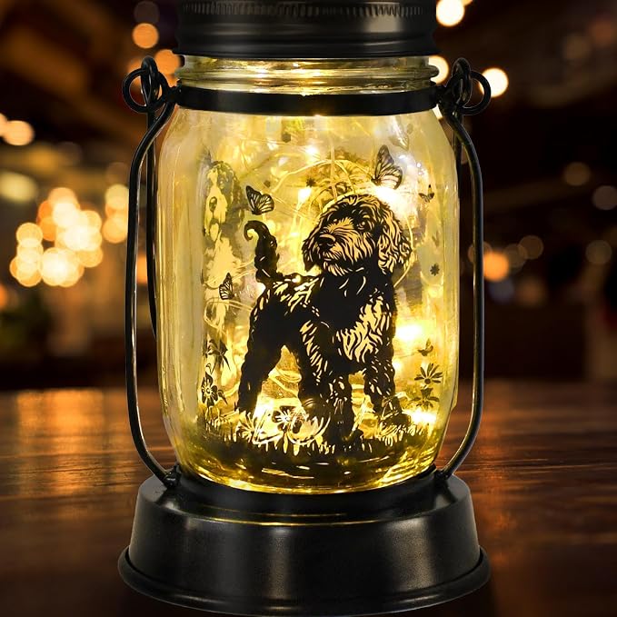 Portuguese Water Dog Gifts for Women/Men Portuguese Water Dog Solar Lanterns - Image 9