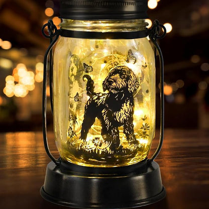Portuguese Water Dog Gifts for Women/Men Portuguese Water Dog Solar Lanterns - Image 9