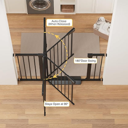 Cumbor 29.7-48" Baby Gate for Stairs, Mom's Choice Awards Winner-Dog Gate for - Image 5