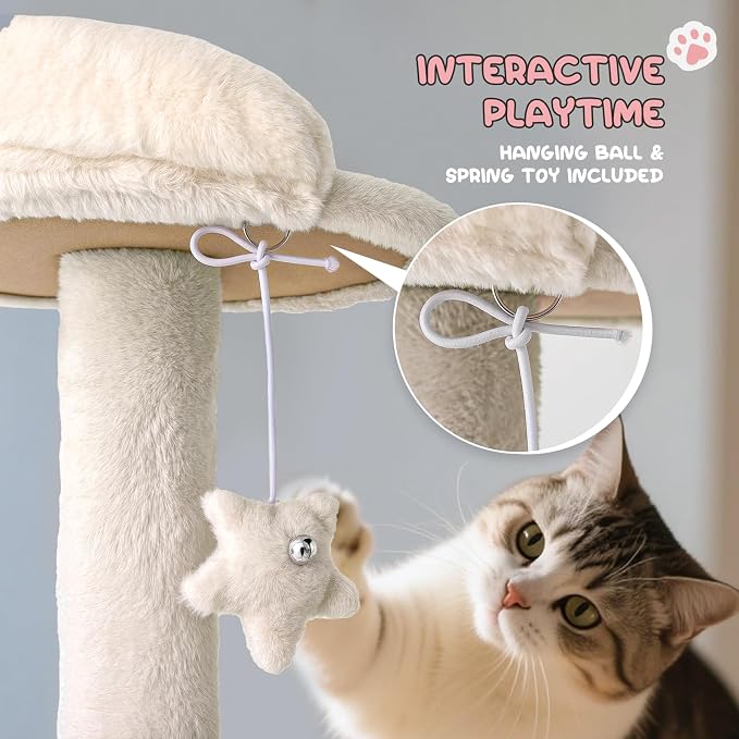 MoNiBloom 60 Inch Cat Tree Tower - Image 5