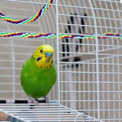 Weewooday 2 Pcs Bird Rope Perches Climbing Rope Bird Cage Accessories - Image 5