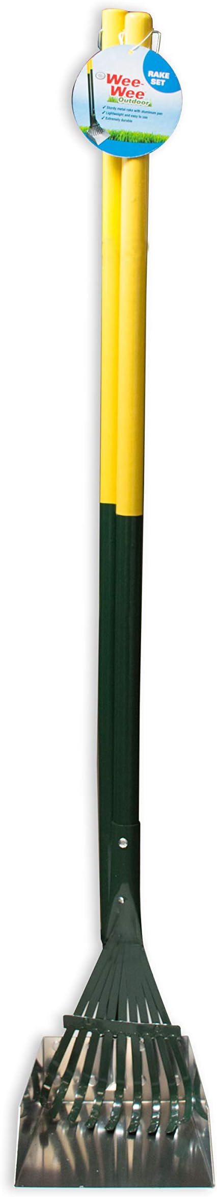 Four Paws Stainless Steel Long-Handled Dog Pooper Scooper Rake & Pan 2 Piece Set - Image 6