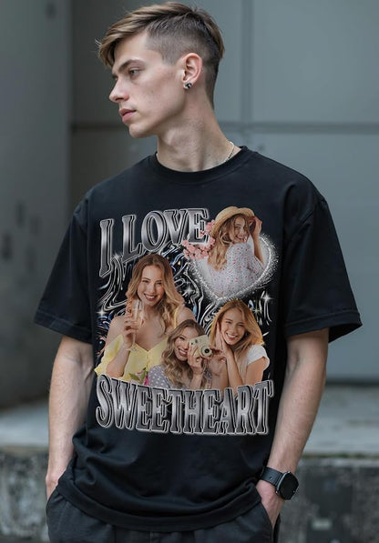 Custom Bootleg Rap Shirt with Photo Text, Vintage Custom Picture Shirt - Image 7