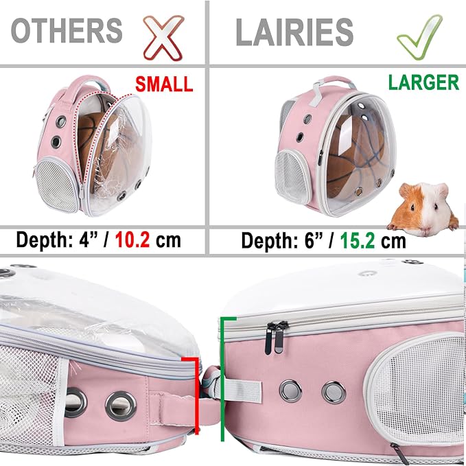 Portable Small Animal Backpack Travel Breathable Pet Carrier Bag Cages - Image 5