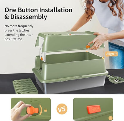 Stainless Steel Cat Litter Box - Image 3