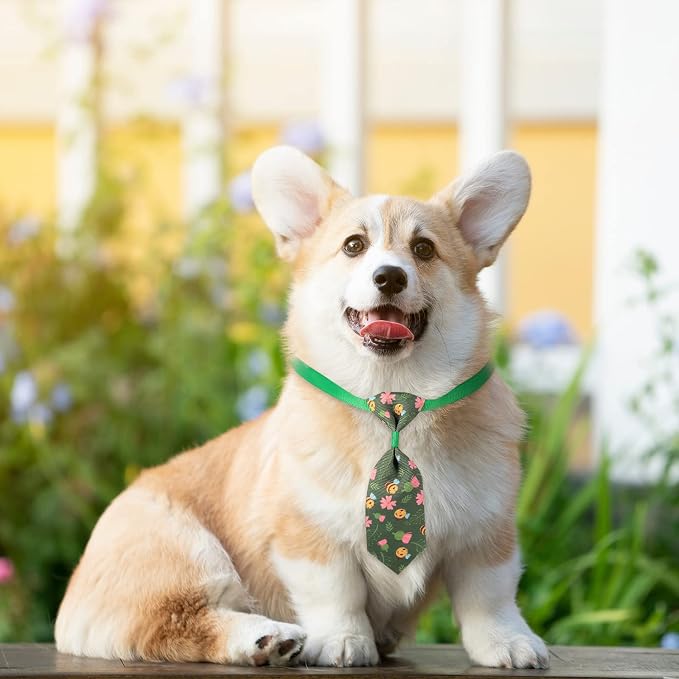 Reginary 100 Pieces Dog Bow Tie Collar Set Include 40 Dog Neckties, and 30 - Image 5