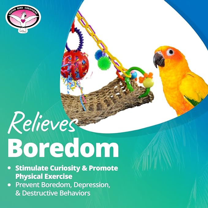 Super Bird Creations SB748 Flying Trapeze Bird Toy - Image 7