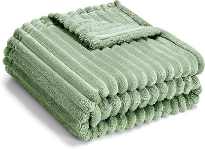 Soft Fleece Baby Blanket Ultra Cozy Green Baby Blankets by Eonkasp