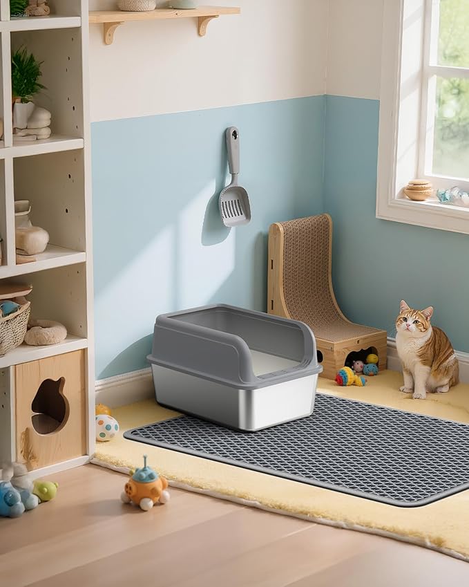 Cat Litter Mat - 23.2'' x 29.1'' Large Litter Trapping Mat, Waterproof - Image 8