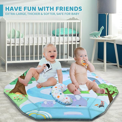 Baby Gym Play Mat, 8-in-1 Tummy Time Mat & Ball Pit - Image 4