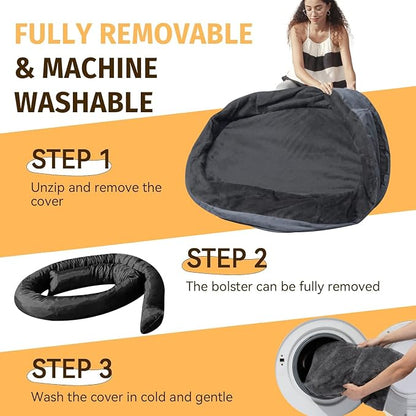 Orthopedic Washable Large Dog Bed: Waterproof Pet Bed - Image 5