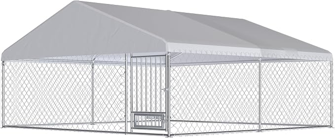 13FT x 13FT Outdoor Dog Kennel by Erinnyees