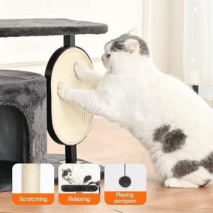 Amazon Basics Cat Tree Tower, Solid Steel Frame - Image 4