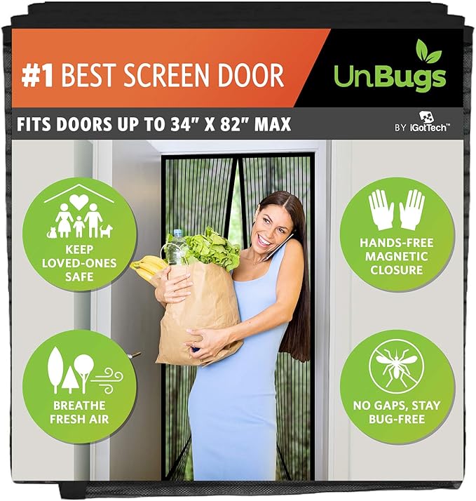 UnBugs Magnetic Screen Door by UnBugs