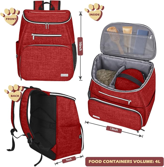 BAGLHER 丨Dog Travel Bag Backpack, Airline Approved Pet Supplies Backpack - Image 3