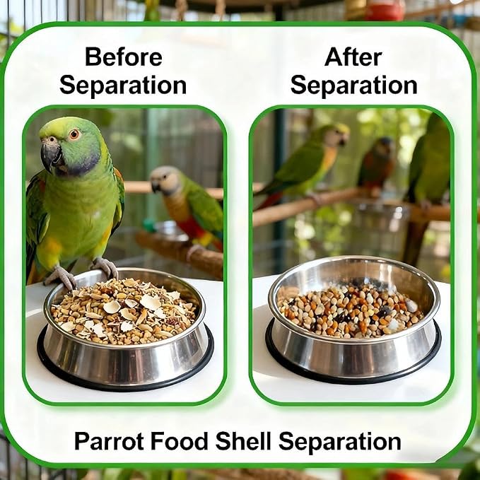 Bird Food Electric Separator, Bird Cage Cleaner, Pet Hair Collector, Mini USB - Image 3