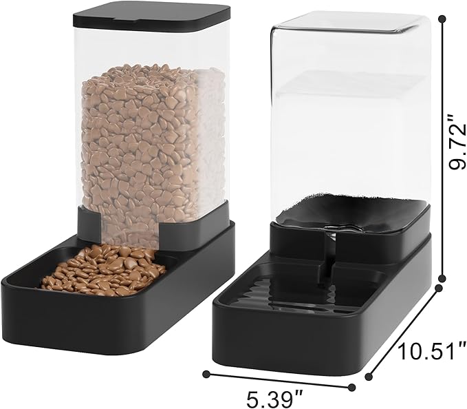 Automatic Cat Feeder and Water Dispenser in Set - Image 2