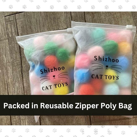 Premium Soft Pom Pom Balls for Kittens - Image 2