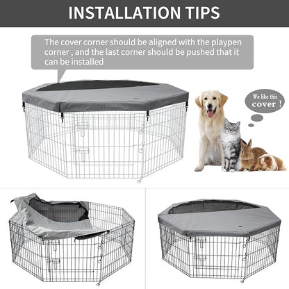 PETIME Top Cover Sun/Rain Proof Provide Shade and Security - Image 5