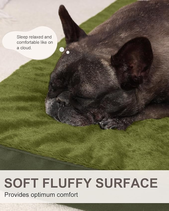 KSIIA Orthopedic Dog Bed Crate Waterproof Pet Mats - Image 3
