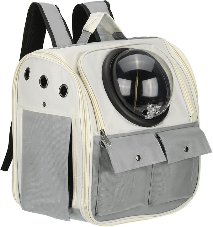 Pet Backpack Carrier, Portable and Ventilated, Oxford Cloth, Dogs Cats and by Unknown