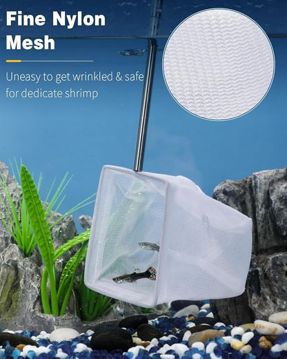 Pawfly 3 Inch Tiny Fish Tank Net, Aquarium Shrimp Net - Image 2