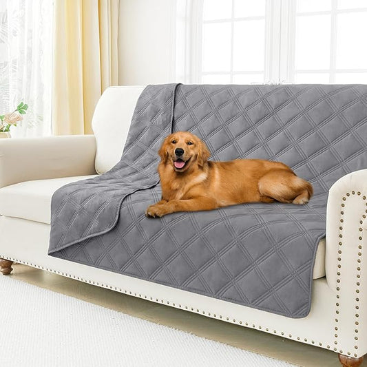 Smiry Waterproof Dog Bed Cover Blanket 52x82, Soft Reversible Pet Blanket by Smiry