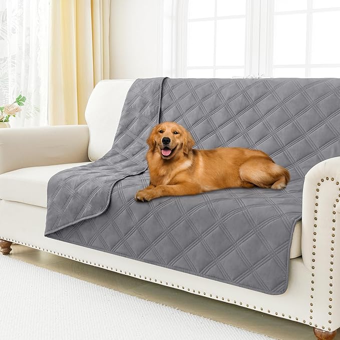 Smiry Waterproof Dog Bed Cover Blanket 68x82, Soft Reversible Pet Blanket by Smiry