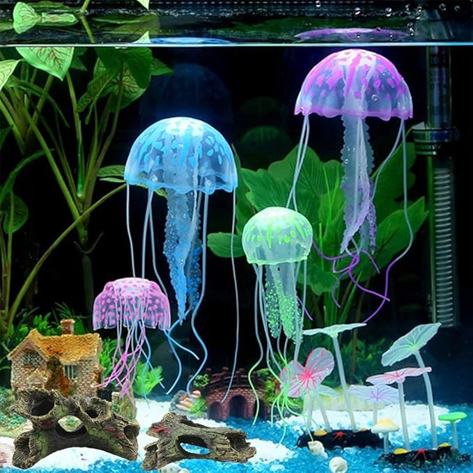 DoubleWood 2 PCS Decaying Trunk Betta Fish Driftwood Resin Crafts Ornament - Image 5