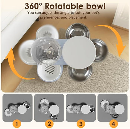 Automatic Gravity Cat Dog Feeder and Water Dispenser - Image 3
