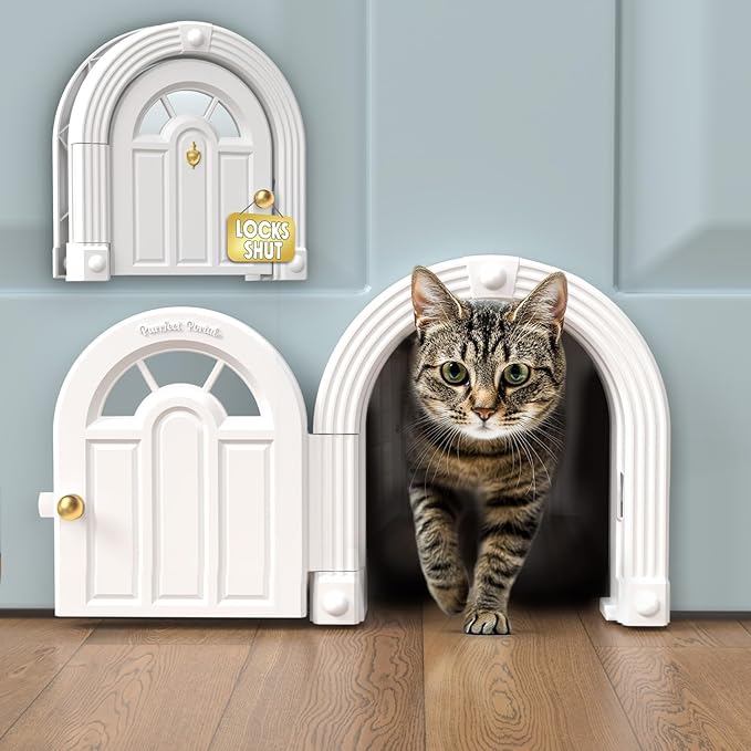 Purrfect Portal Meow Manor® Cat Door Interior Door by PurrfectPortal