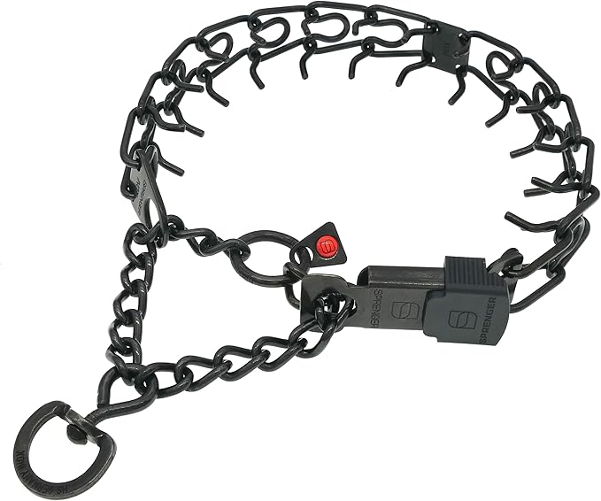 Herm Sprenger Black Stainless Steel Dog Collar - Image 2