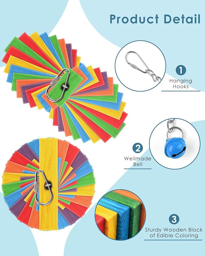 Bissap 2 PCS Bird Chew Toys - Image 3