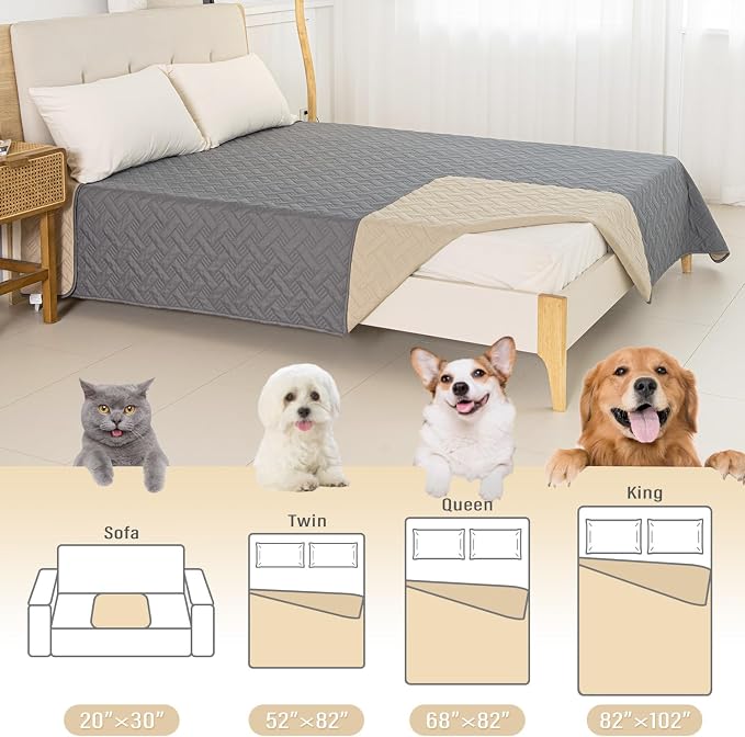 BOCTOPUG Dog Bed Cover for Pets Blankets Rug Pads for Couch Protection - Image 5