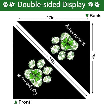 St. Patrick's Day Dog Bandana, 2 Pack Adjustable Holiday Party Pets Saint - Image 7