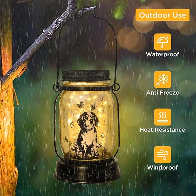 Beagle Gifts for Women/Men Beagle Solar Lanterns Dog Mom Birthday Dog Lovers - Image 4