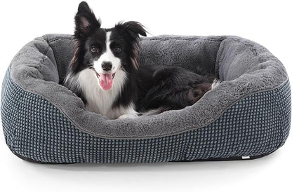 INVENHO Dog Bed Medium Size, Orthopedic Warming Soft Calming Sleeping Puppy Bed by INVENHO