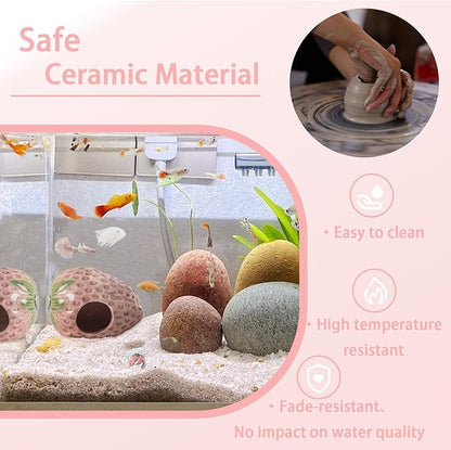 Aquarium Decor Cave Betta Fish Aquarium Accessories Ornaments Hiding Cave - Image 4