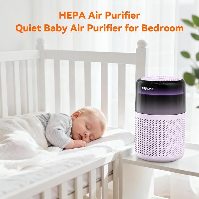 AIRROMI HEPA Air Purifier for Bedroom&Home, Pet Air Purifier for Home Pets - Image 8
